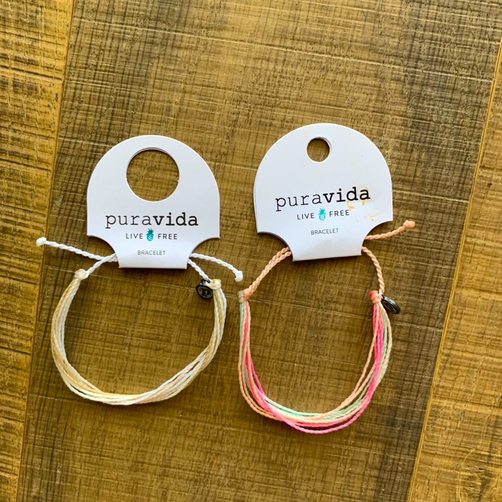Pura vida bracelet set NWT